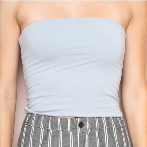 Brandy Melville Tops - JENNY TUBE TOP Brandy Melville baby Blue